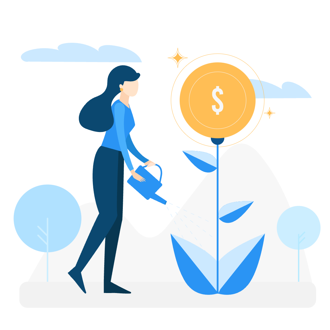 コスト削減のイラスト